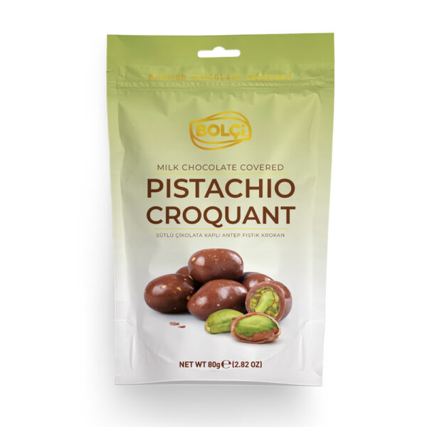 PISTACHIO IN MILK CHOCOLATE 80g EBK203